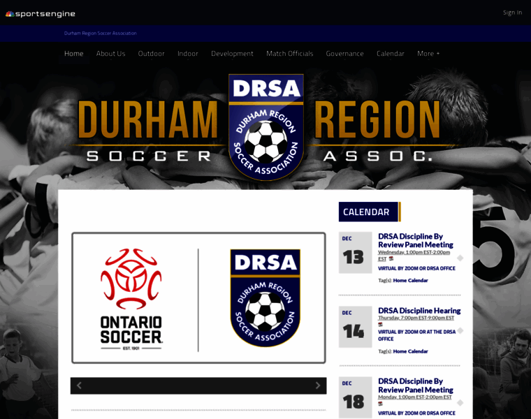 Durhamregionsoccer.ca thumbnail