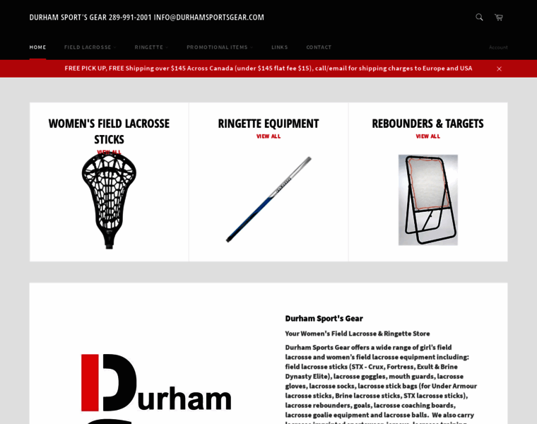 Durhamsportsgear.ca thumbnail