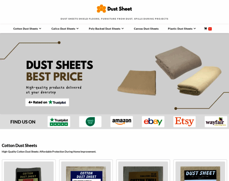 Dustsheet.co.uk thumbnail