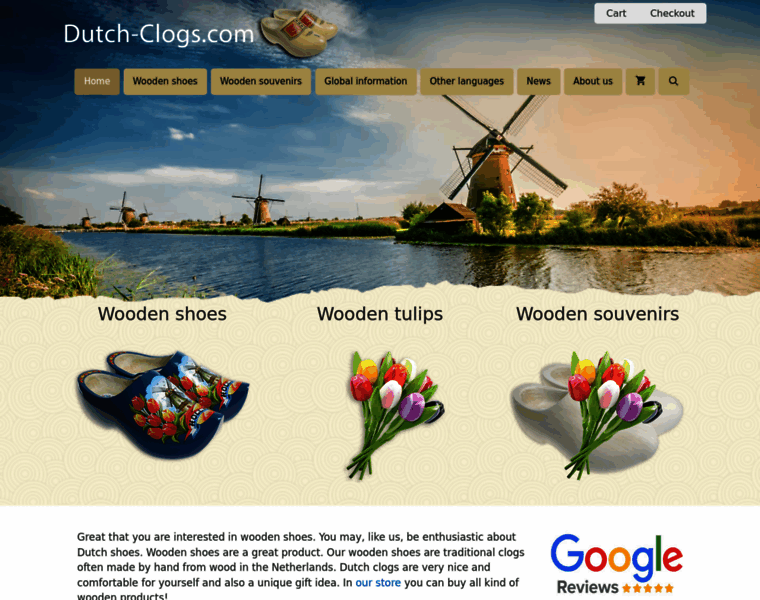 Dutch-clogs.com thumbnail