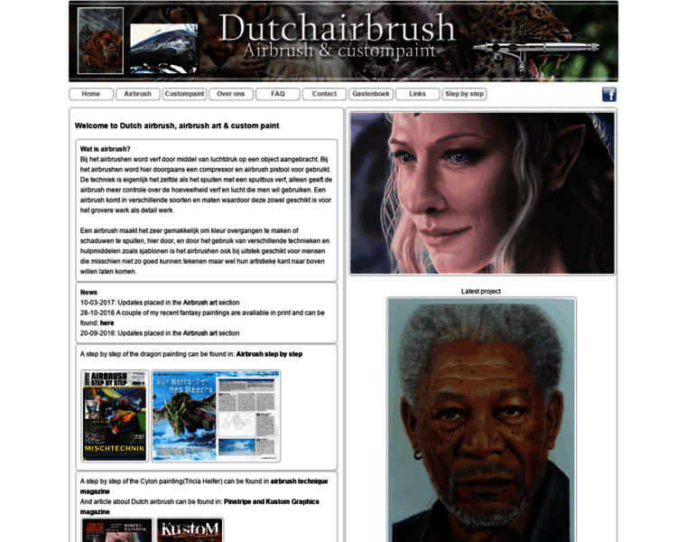Dutchairbrush.nl thumbnail