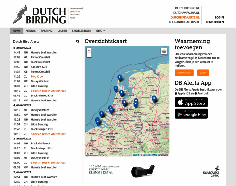 Dutchbirdalerts.nl thumbnail