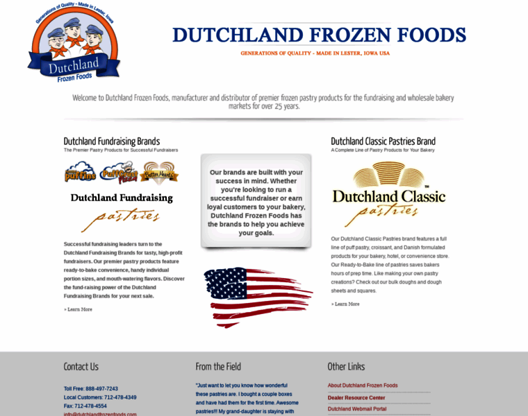 Dutchlandfrozenfoods.com thumbnail