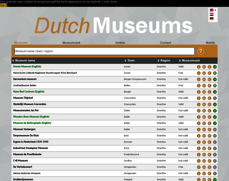 Dutchmuseums.com thumbnail