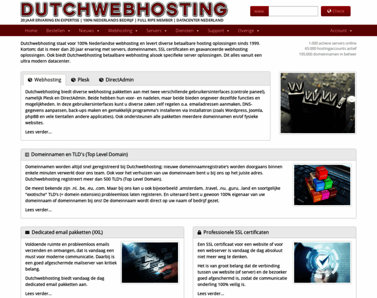 Dutchwebhosting.nl thumbnail