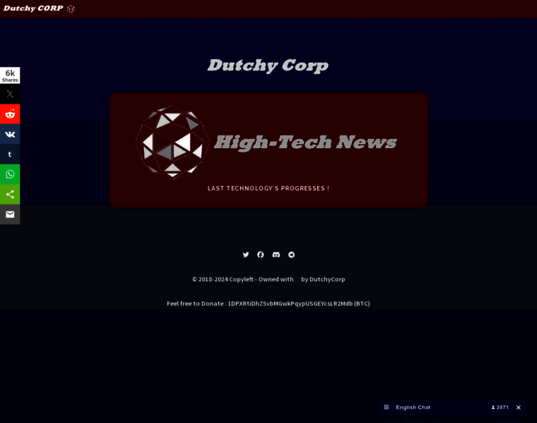 Dutchycorp.space thumbnail