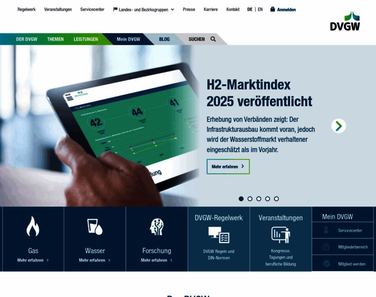 Dvgw.de thumbnail