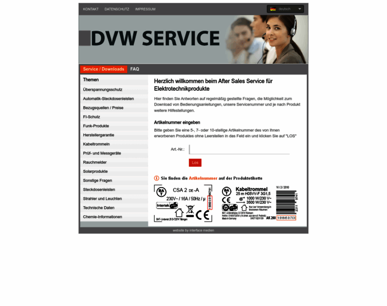 Dvw-service.com thumbnail