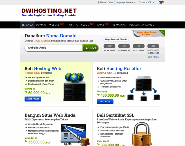 Dwihosting.com thumbnail
