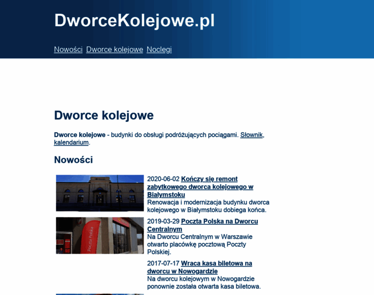 Dworcekolejowe.pl thumbnail