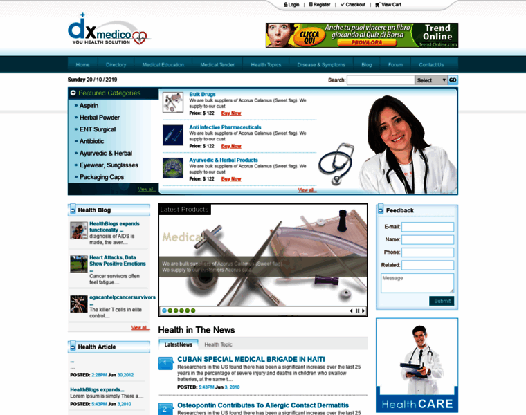 Dxmedico.com thumbnail