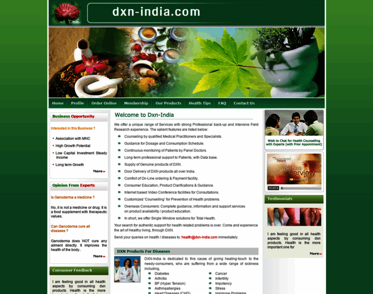 Dxn-india.com thumbnail