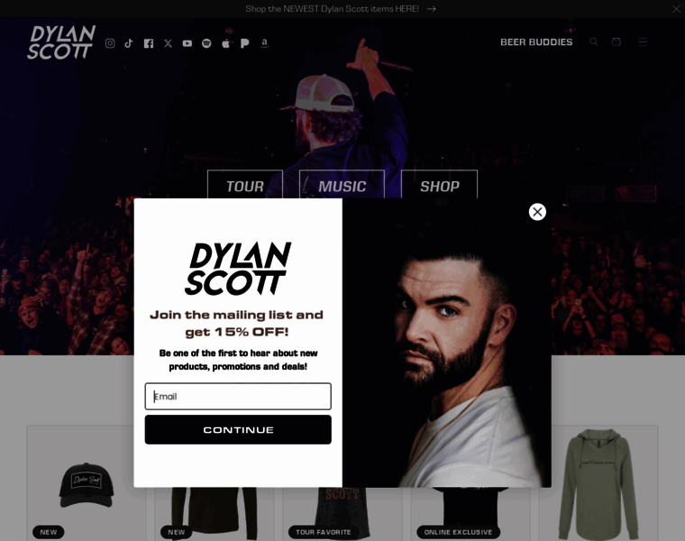 Dylanscottcountry.com thumbnail