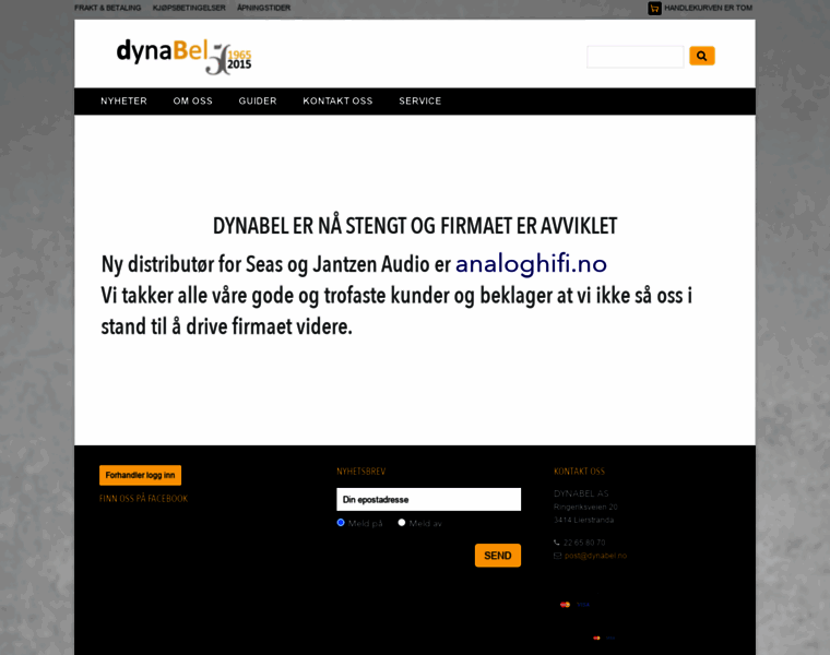 Dynabel.no thumbnail