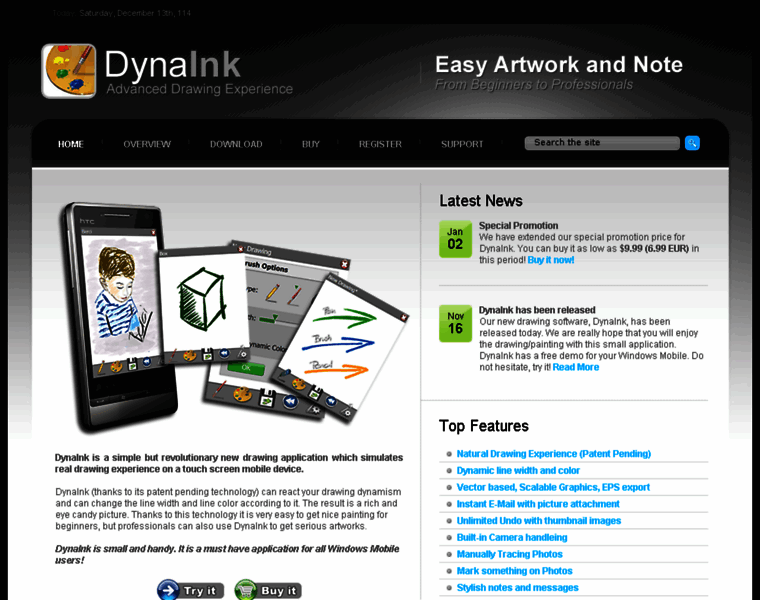 Dynaink.com thumbnail