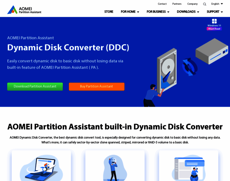 Dynamic-disk-converter.com thumbnail