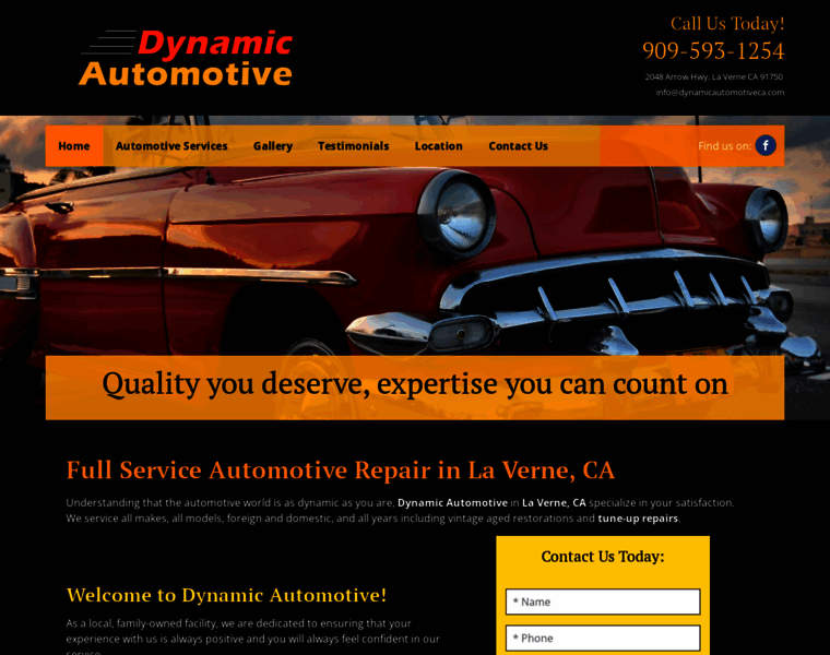 Dynamicautomotiveca.com thumbnail