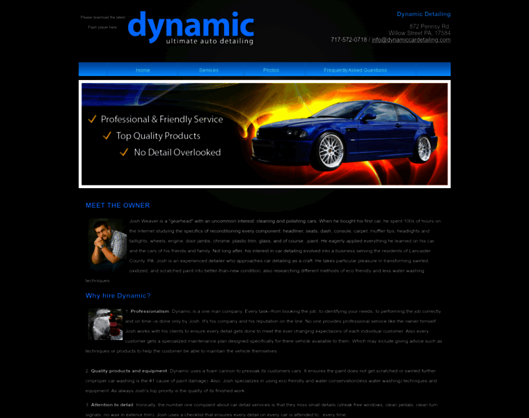 Dynamiccardetailing.com thumbnail