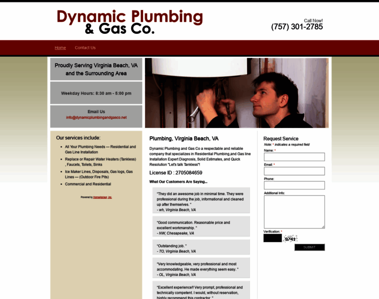 Dynamicplumbingandgasco.net thumbnail
