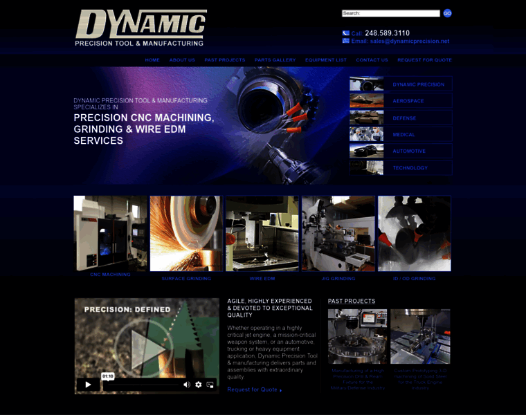 Dynamicprecision.net thumbnail