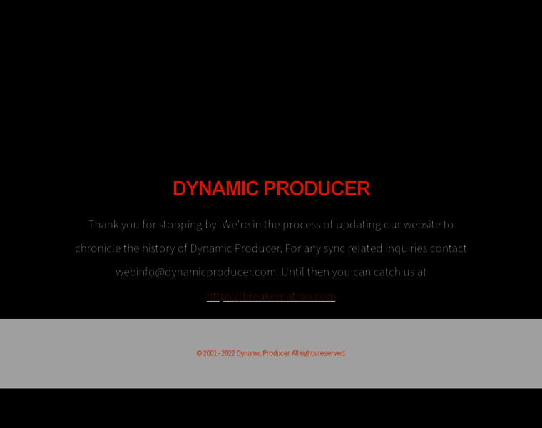 Dynamicproducer.com thumbnail