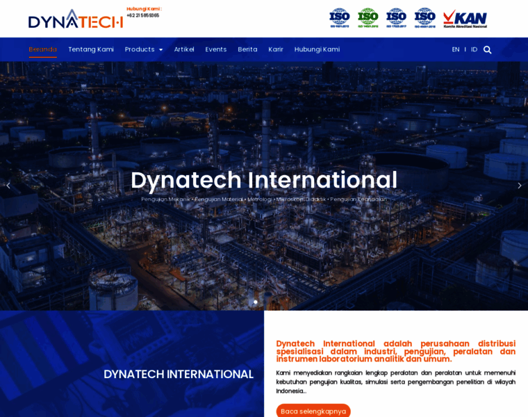 Dynatech-int.com thumbnail