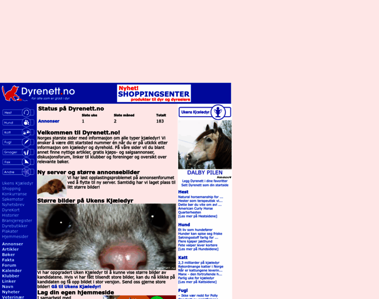 Dyrenett.no thumbnail Dyrenett.no thumbnail