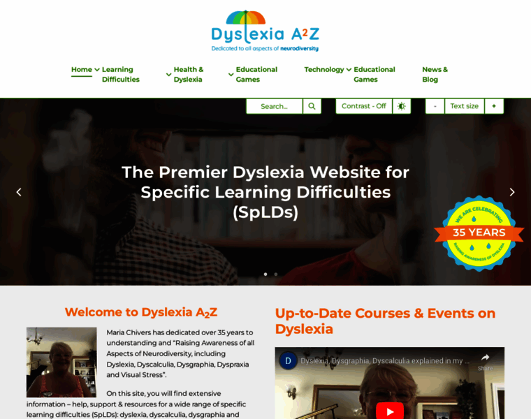 Dyslexiaa2z.com thumbnail