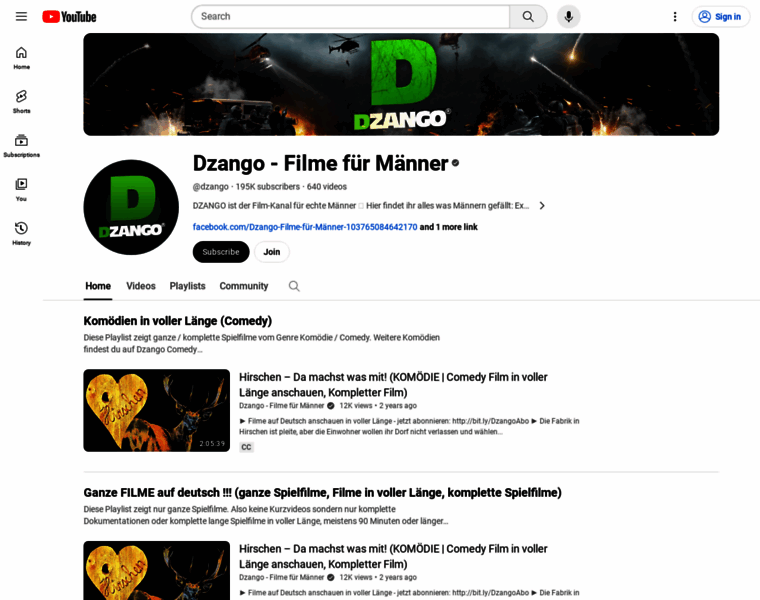 Dzango.de thumbnail