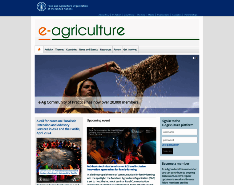 E-agriculture.org thumbnail