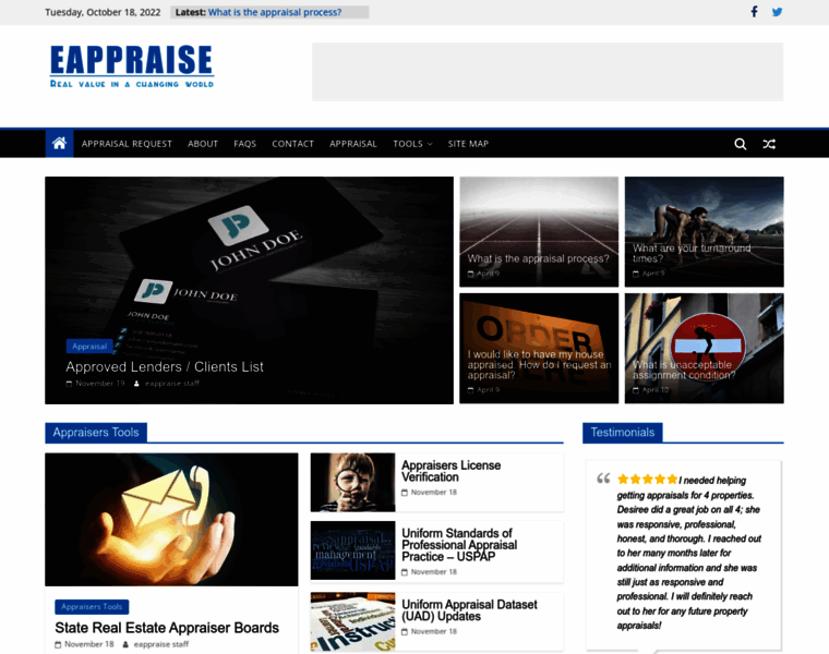 E-appraise.com thumbnail