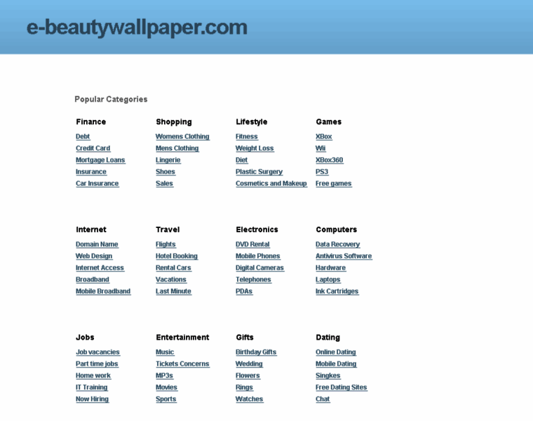 E-beautywallpaper.com thumbnail