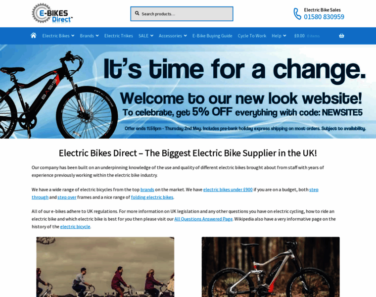 E-bikesdirect.co.uk thumbnail