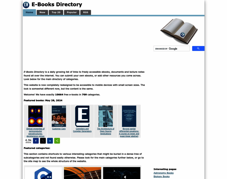 E-booksdirectory.com thumbnail