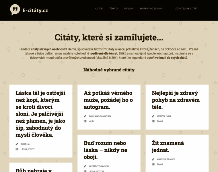 E-citaty.cz thumbnail