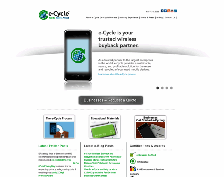 E-cycle.com thumbnail