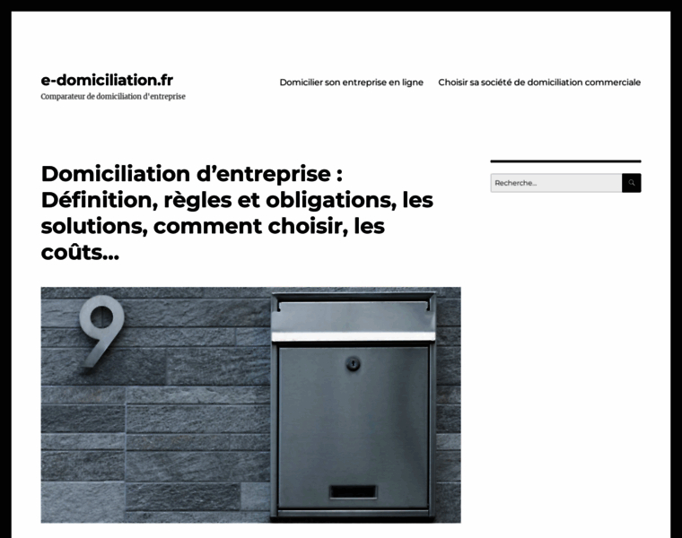 E-domiciliation.fr thumbnail