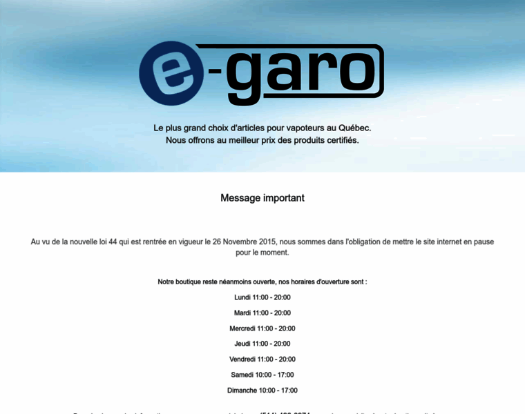 E-garo-ecig.com thumbnail