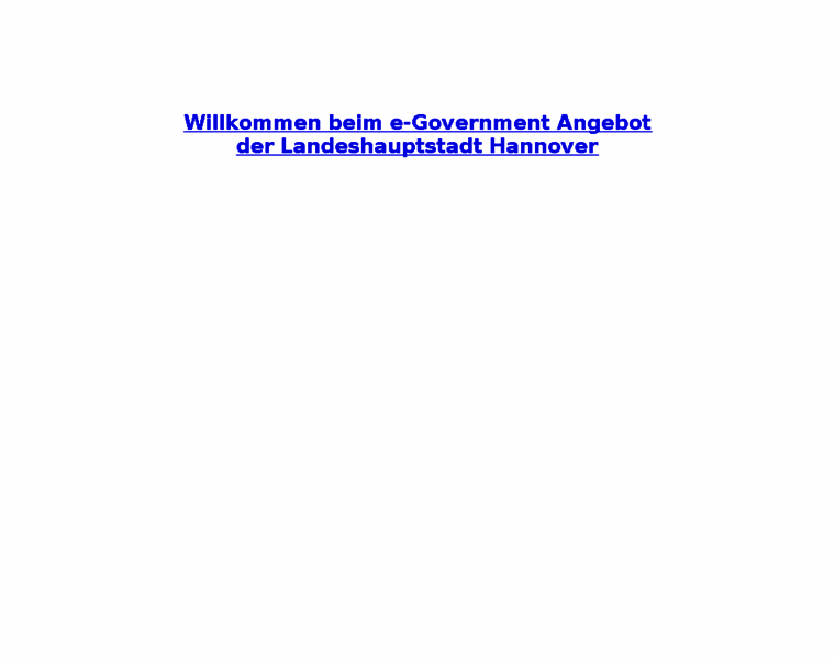 E-government.hannover-stadt.de thumbnail