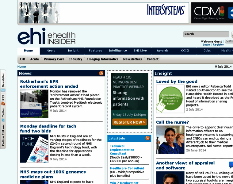 E-health-insider.com thumbnail