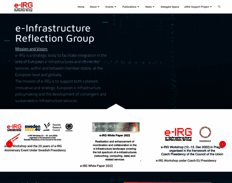 E-irg.eu thumbnail