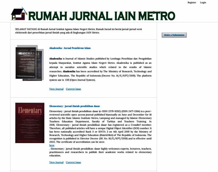 E-journal.metrouniv.ac.id thumbnail