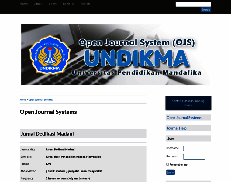 E-journal.undikma.ac.id thumbnail