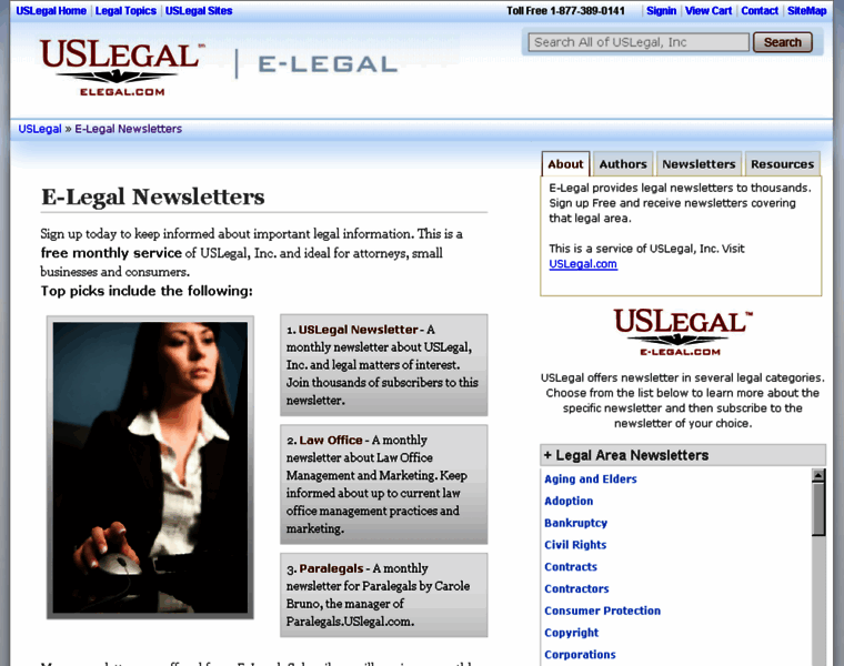 E-legal.com thumbnail