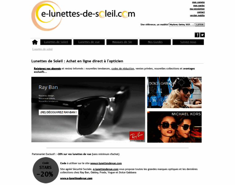 E-lunettes-de-soleil.com thumbnail