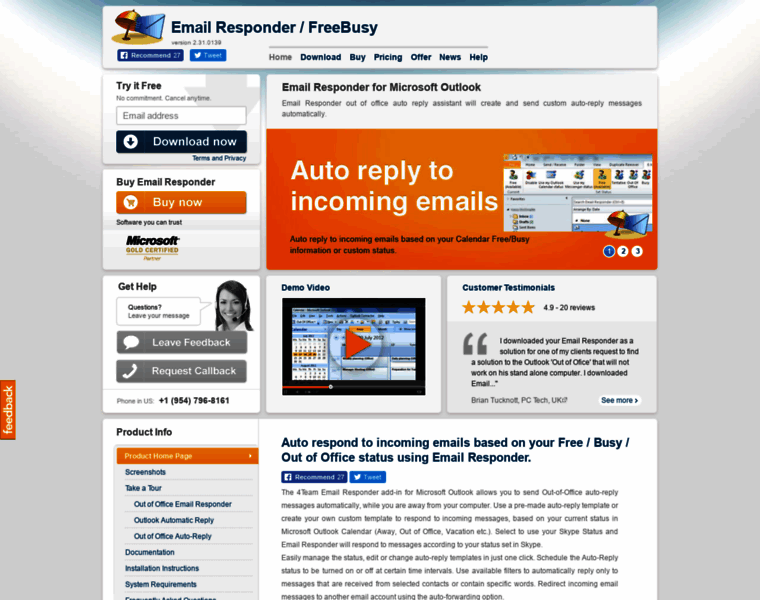 E-mailresponder.com thumbnail