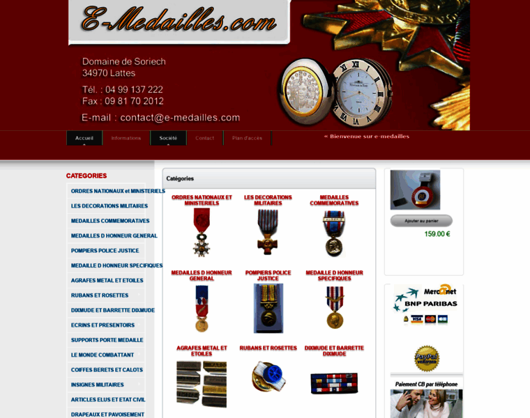 E-medailles.com thumbnail