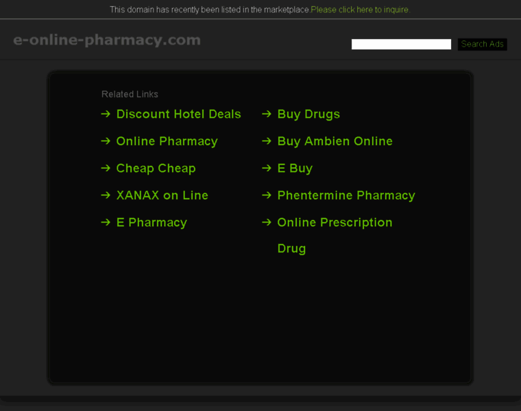 E-online-pharmacy.com thumbnail