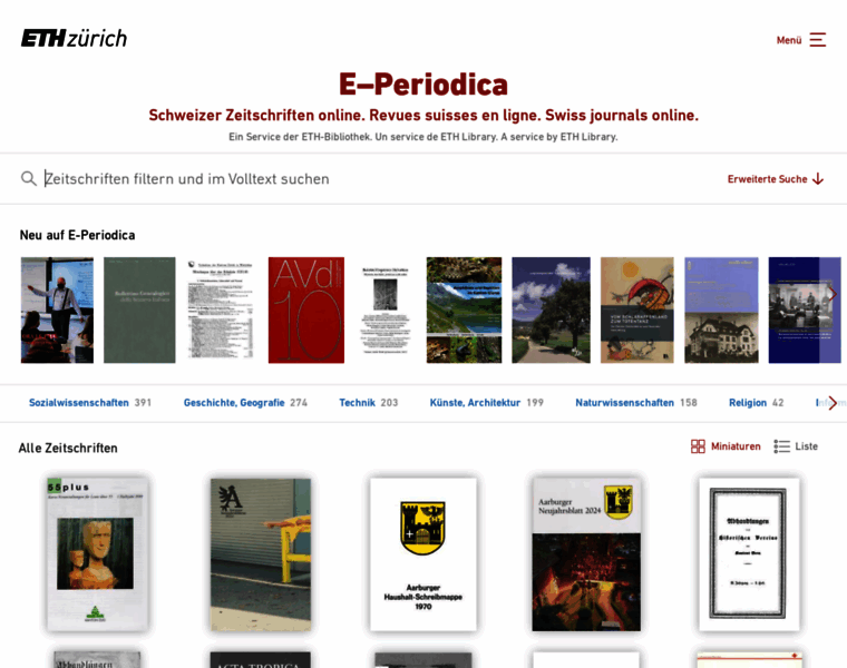 E-periodica.ch thumbnail