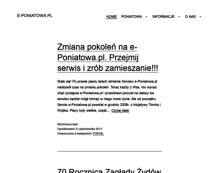 E-poniatowa.pl thumbnail